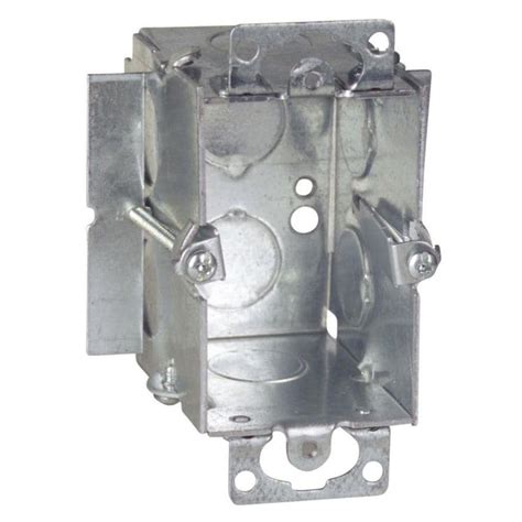 metal cut in electrical box|single gang metal electrical box.